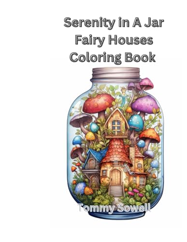 Serenity in a jar fairy house coloring book von Independently published